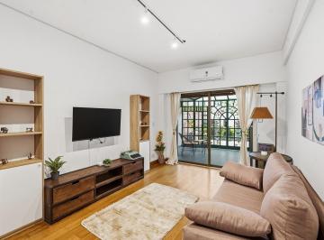 Departamento · 32m² · 2 Ambientes · Departamento Premium de Dos Ambientes con Patio Amoblado Alquiler Temporario en Palermo Hollywood