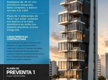 Departamento · 35m² · 1 Ambiente · Departamento en La Perla