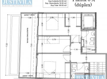 Departamento · 88m² · 4 Ambientes · Duplex en Almagro de 4 Amb Al Frente