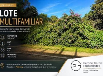 Terreno · 562m² · Venta Lote Multifamiliar - Pinamar Centro