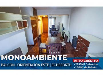 Departamento · 29m² · 1 Ambiente · Depto Monoambiente con Balcón en Venta Echesortu