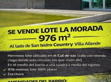 Terreno , Córdoba · Ultimo Lote en Venta en La Morada Villa Allende - Pegado a Country San Isidro