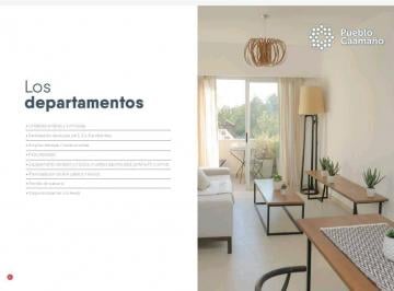 Departamento · 58m² · 2 Ambientes · 1 Cochera · Venta Departamento en Pozo 1 Dormitorio Pilar Pueblo Caamaño Uf 180