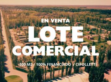 Terreno · 510m² · Venta Lotes Comerciales, Cipolletti