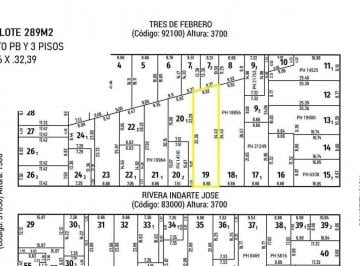 Terreno · 289m² · Venta Lote Constructora Pb y 3 Pisos en Echesortu