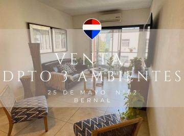 Departamento · 73m² · 3 Ambientes · 1 Cochera · Venta Dpto 3 Ambientes con Cochera Bernal Centro