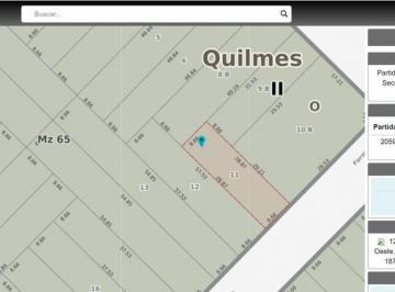 Terreno · 250m² · Lote 250 m² Venta en Bernal Oeste 8.66x28.87