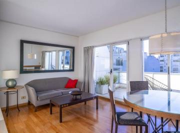 Departamento de 4 ambientes, Recoleta · Recoleta — 3 Ambientes Amoblado en Piso Alto con Balcón y Suite