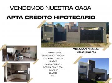 Casa de 5 ambientes, Malagueño · Vendo Casa de 2 Dorm. y Cochera Para 2 Autos, Patio Verde