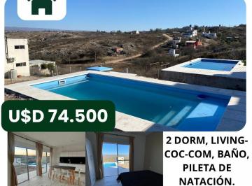 Casa de 3 ambientes, Estancia Vieja · Propiedad con Pileta y Vista a Las Sierras en Venta a Estrenar