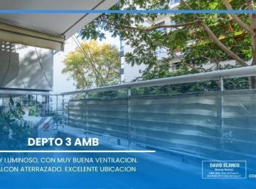 Departamento · 61m² · 3 Ambientes · Departamento en Villa del Parque, Depto 3 Ambientes, Balcón Aterrazado, 2 Baños, Depto en Caba