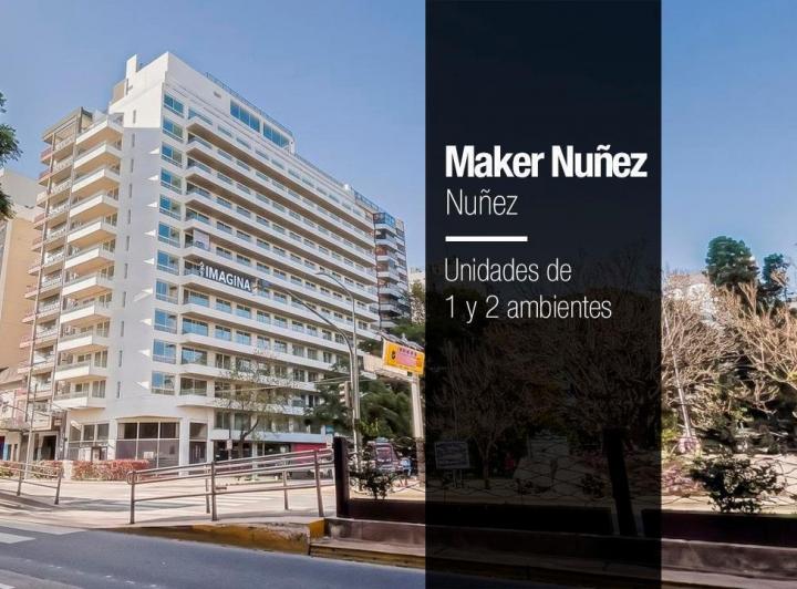 Maker Nuñez + Emprendimiento en Construcción | Unidades de 1 y 2 Ambientes