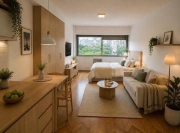 Departamento · 32m² · 1 Ambiente · Monoambiente Amplio y Luminoso con Vista Abierta a Plaza Libertad - Apto Profesional