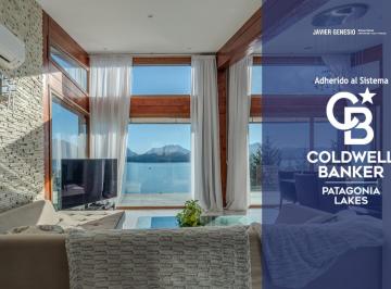 Casa · 182m² · 6 Ambientes · 2 Cocheras · Venta Casa con Costa, Vista Panoramica y Bajada Al Lago Nahuel Huapi Villa La Angostura