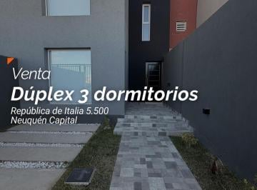 PH · 88m² · 4 Ambientes · 1 Cochera · Venta Dúplex 3 Dorm. - República de Italia 5.500 - Neuquén Capital