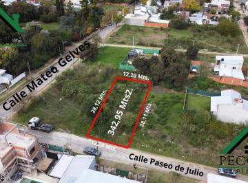Terreno · 342m² · Terreno - Calle Paseo de Julio Lote 13 - con Escritura - Belen de Escobar