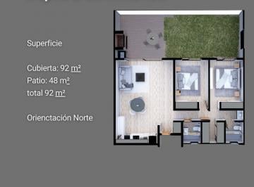 Departamento · 87m² · 3 Ambientes · Venta Depto 2 Dorm. Pb - Terrazas Neuquén - Neuquén Capital