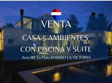Casa · 301m² · 6 Ambientes · 2 Cocheras · Casa en Venta Area 60 5 Amb Barrio La Victoria