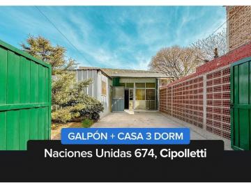 Bodega-Galpón · 200m² · Venta Galpón + Casa 3 Dorm., Cipolletti