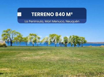 Terreno · 840m² · Terreno 840 m² en Venta - B° La Peninsula, Neuquén