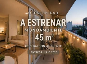 Departamento · 41m² · 1 Ambiente · Venta Monoambiente Balcon Villa Crespo a Estrenar