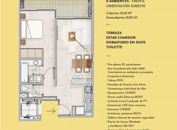 Departamento · 52m² · 2 Ambientes · Villa Crespo - Venta - 2 Ambientes con Balcón