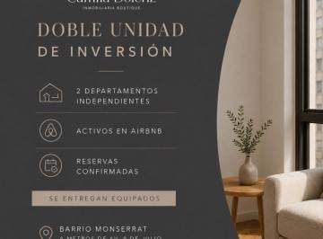 Departamento · 24m² · 1 Ambiente · Dos Departamentos Independientes con Renta Temporal Activa