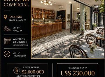 Local comercial · 25m² · Local en Venta en Palermo, Capital Federal, Buenos Aires