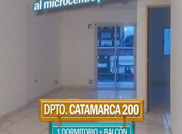 Departamento · 65m² · 1 Dormitorio · Departamento 1 Dormitorio con Balcón en Catamarca 200