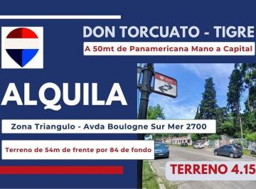 Terreno · 4157m² · Alquila Lote4157 Mt Don Torcuato 50 m Panamericana