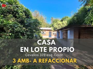 Casa · 3 Ambientes · 1 Cochera · Venta Casa 3 Amb Quilmes