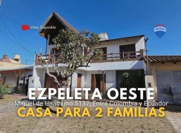Casa · 204m² · 6 Ambientes · 2 Cocheras · Venta Casa 6 Amb, Miguel de Unamuno 5137 Quilmes