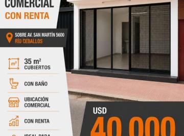 Local comercial de 1 ambiente, Río Ceballos · Local Comercial en Venta - Zona Casino Rio Ceballos