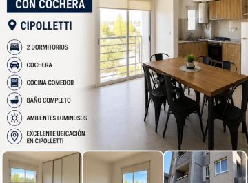 Departamento · 65m² · 2 Dormitorios · 1 Cochera · Departamento de 2 Dorm. en Cipolletti