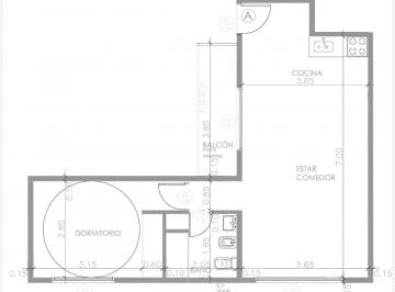 Departamento · 40m² · 3 Ambientes · 1 Cochera · Departamento con Cochera en Venta