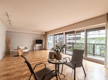 Departamento · 195m² · 5 Ambientes · 1 Cochera · Lindísimo Piso a Nuevo en Quintana y Ayacucho - 205 m² - con Cochera y Baulera