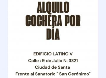 Garage , Ciudad de Santa Fe · Alquilo Cochera por Dìa