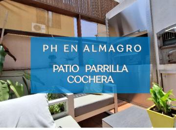 PH · 124m² · 4 Ambientes · 1 Cochera · Venta PH 4 Amb Apto Credito Almagro Patio Cochera