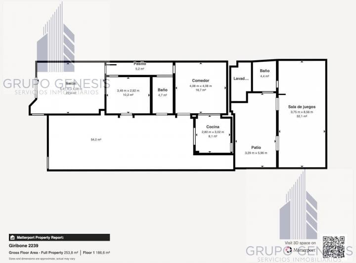 Casa · 145m² · 7 Ambientes · 1 Cochera