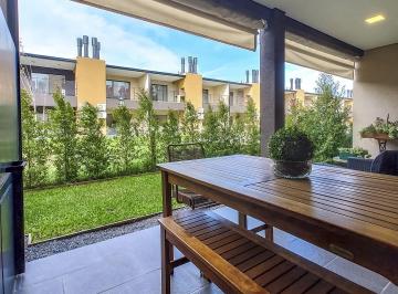 Departamento · 68m² · 3 Ambientes · 1 Cochera · Departamento en Alquiler 3 Ambientes Planta Baja - La Cañada de Pilar