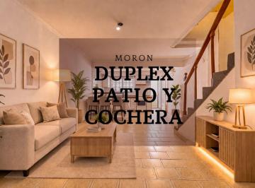 Casa · 107m² · 3 Ambientes · 1 Cochera · Venta Duplex 3 Ambientes Moron Patio Cochera