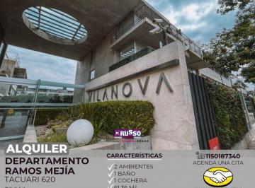 RUS-RUS-11186_2 · Alquiler Departamento 2 Ambientes - Villanova - Ramos Mejia