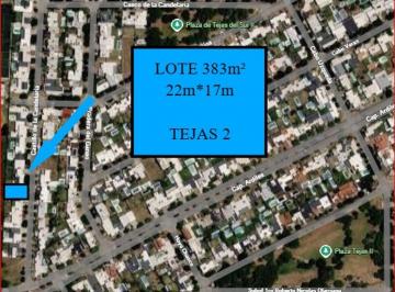 Terreno · 383m² · Tejas Dos - Lote 383 m² (22*17) - Escritura Inmediata