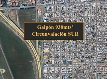 Bodega-Galpón · 1004m² · Galpón 930 m + Oficina - Sobre Colectora Zona Fuerza Aérea.