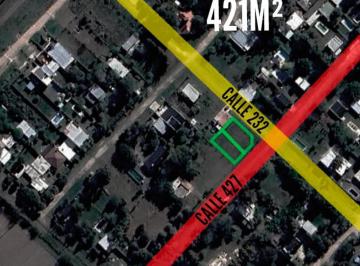 Terreno · 421m² · Terreno en Venta - 421 m² - El Peligro, Arturo Seguí, La Plata