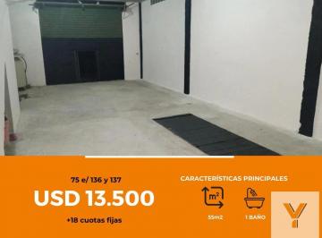 Depósito · 55m² · Depósito en Venta 55 m 2 Cubiertos - La Plata [financiado]