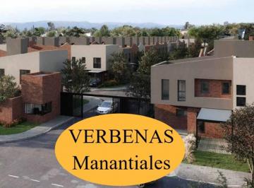 Casa · 110m² · 4 Ambientes · 1 Cochera · Manantiales 2 - Dúplex 3 Dorm en Verbenas Housing. Seg 24 Hs