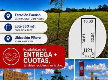 Terreno , Piñero · Excelente Oportunidad Terreno en Cuotas