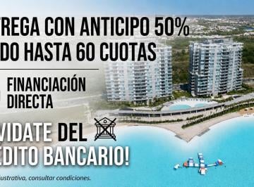 Departamento · 43m² · 1 Ambiente · 1 Cochera · Venta Departamento Monoambiente Nuevo Tigre Remeros Beach Sky I Piso 14 Balcon Cochera Financiacion
