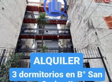 Departamento · 65m² · 4 Ambientes · 1 Cochera · Alquiler Dpto 3 Dorm. en B° San Carlos II